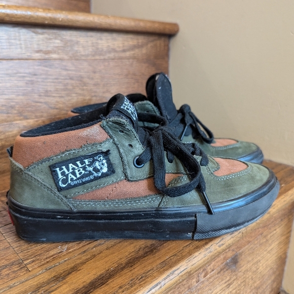 Vans Skate shoe Half Cab - Beef/Broccoli Size 4.5 - Picture 3 of 15